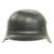 Original German WWII Beaded M40 NSDAP Double Decal Civic Police Steel Helmet - NS62 Original Items