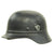 Original German WWII Beaded M40 NSDAP Double Decal Civic Police Steel Helmet - NS62 Original Items