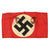 Original German WWII Service Worn Mid-War NSDAP Party Multi-Piece Construction Armband Original Items