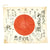 Original Japanese WWII Hand Painted Cloth Good Luck Flag - 28" x 34" Original Items