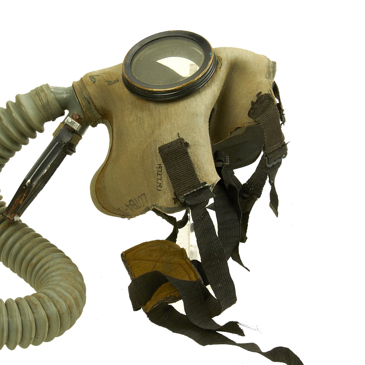 Original U.S. Early WWII M1A2 Service Gas Mask with MIXA1 Filter