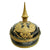 Original WWI Imperial German Prussian Infantry Officer Model 1897 Pickelhaube Leather Helmet with Case Original Items