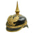 Original WWI Imperial German Prussian Infantry Officer Model 1897 Pickelhaube Leather Helmet with Case Original Items