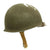 Original U.S. WWII Very Early 1942 McCord Front Seam Fixed Bale M1 Helmet with MSA Liner Original Items