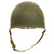 Original U.S. WWII Very Early 1942 McCord Front Seam Fixed Bale M1 Helmet with MSA Liner Original Items