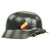 Original German WWII Luftwaffe M35 Double Decal Droop Tail Eagle Steel Helmet with 56cm Liner - Q64 Original Items
