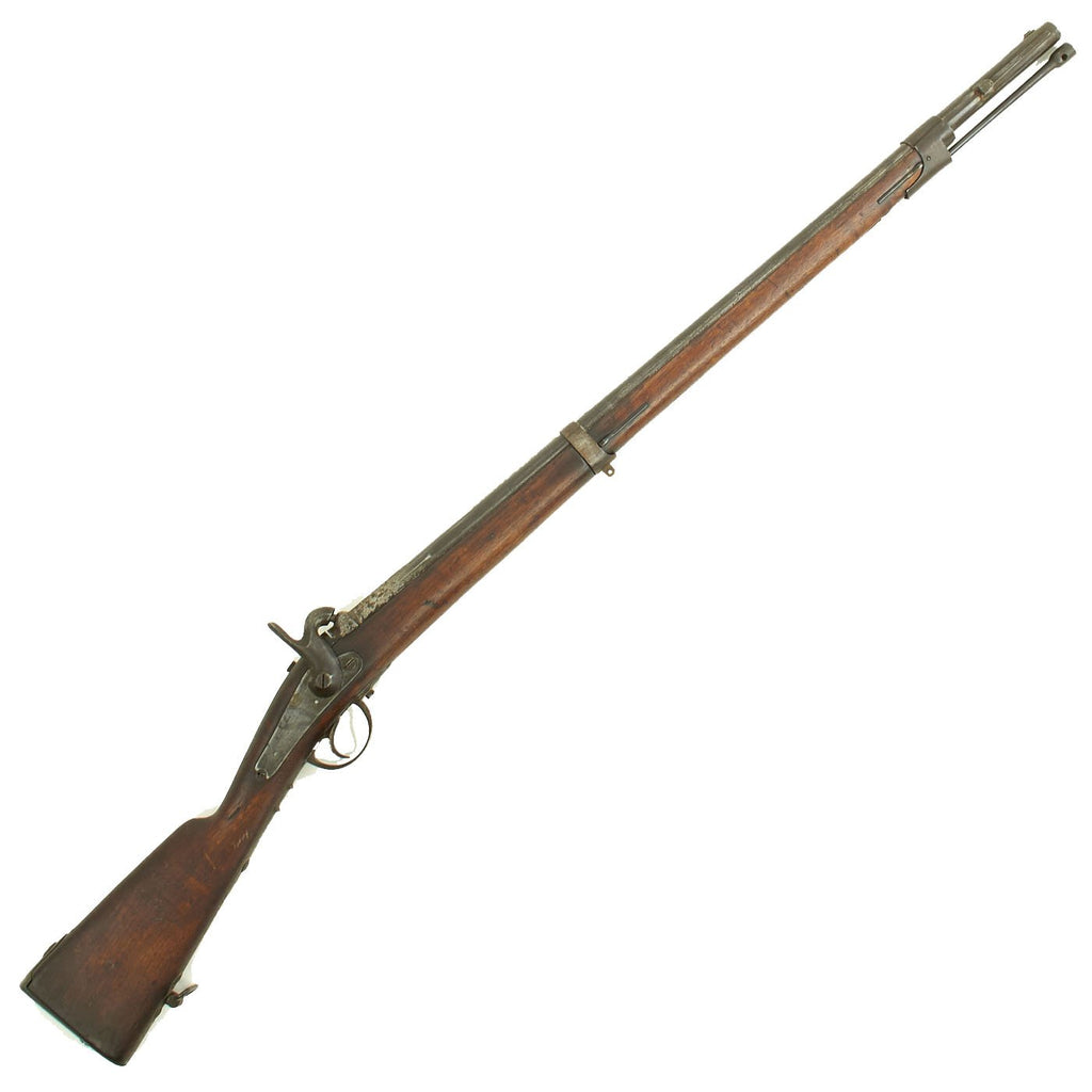 Original Civil War Era French Mle 1842 Percussion Short Rifled Musket by L. Lambin & Co. of Liège Original Items