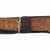 Original German WWII Luftwaffe Officer's Dress Brocade Belt with Aluminum Buckle Original Items