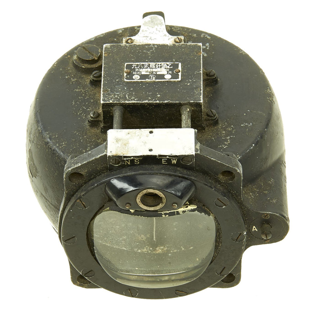 Original Japanese WWII Mitsubishi Ki-67 "Peggy" Bomber Type 98 Otu Aircraft Compass Original Items