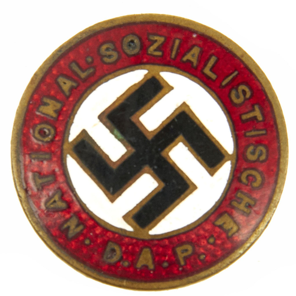 Original German WWII Early NSDAP Party Enamel Membership Badge Pin Original Items