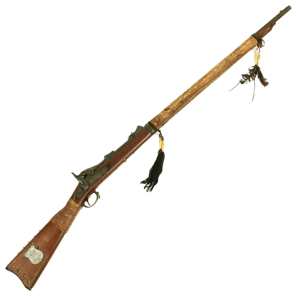 Original U.S. Springfield Trapdoor M1873 Rifle used by U.S. Indian Police made in 1885 - Serial No 272793 Original Items