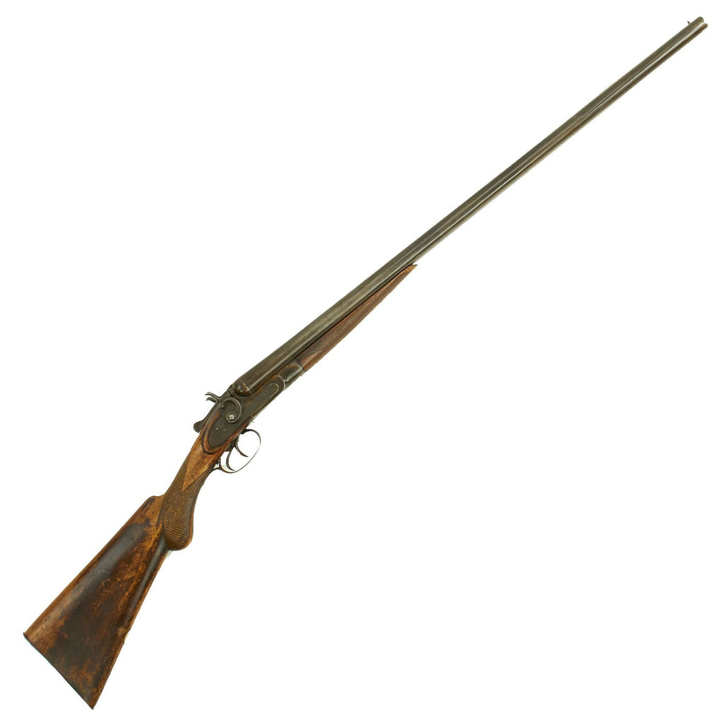 Original Belgian 12 Gauge Double Barrel Hammer Shotgun for the U.S. Market - c. 1885 Original Items