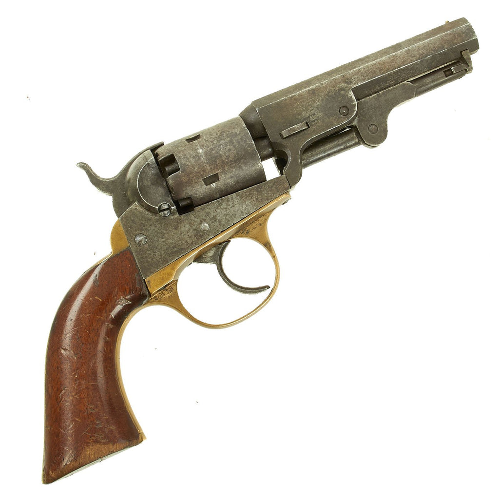 Original U.S. Civil War Era Cooper Double Action Pocket Percussion Revolver - Matching Serial 9315 Original Items