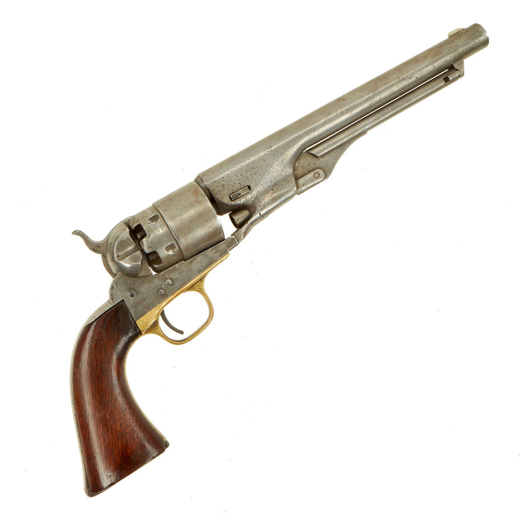 Original U.S. Civil War Colt M1860 Army Percussion Revolver issued to George N. Fatch with Documents - Serial 129659 Original Items