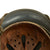 Original German WWII Heer Tan & Green Camouflage M40 Helmet with 59cm Liner - Marked Q66 Original Items