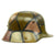 Original Imperial German WWI M16 Stahlhelm Helmet Shell with Panel Camouflage Paint - marked Si.66 Original Items