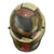 Original Imperial German WWI M16 Stahlhelm Helmet Shell with Panel Camouflage Paint - marked Si.66 Original Items