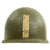 Original U.S. WWII Korean War Reissue Named 1942 M1 McCord Fixed Bale Helmet with Unit Insignia Original Items