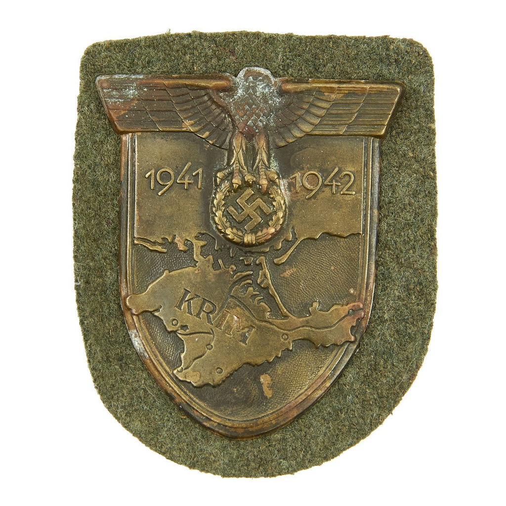Original German WWII Unissued Heer Crimea Krim Shield Decoration - Krimschild Original Items