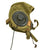 Original U.S. WWII USAAF Bomber Crew M3 Steel FLAK Helmet with A-14 Oxygen Mask and Inner Flight Helmet Original Items