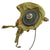 Original U.S. WWII USAAF Bomber Crew M3 Steel FLAK Helmet with A-14 Oxygen Mask and Inner Flight Helmet Original Items