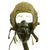 Original U.S. WWII USAAF Bomber Crew M3 Steel FLAK Helmet with A-14 Oxygen Mask and Inner Flight Helmet Original Items