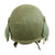 Original U.S. WWII USAAF Bomber Crew M3 Steel FLAK Helmet with A-14 Oxygen Mask and Inner Flight Helmet Original Items