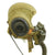Original U.S. WWII USAAF Bomber Crew M3 Steel FLAK Helmet with A-14 Oxygen Mask and Inner Flight Helmet Original Items