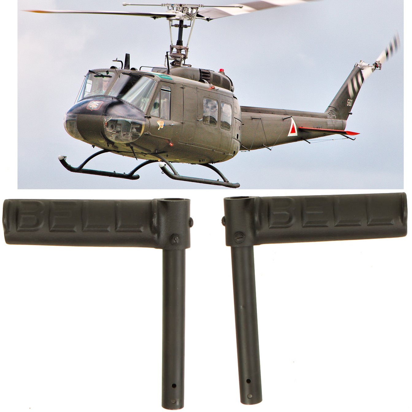 Original U.S. Vietnam War Bell UH-1 Iroquois Huey Helicopter Tail Roto – International Military Antiques