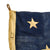 Original U.S. Pre-WWI 46 Star Wool & Canvas National Flag with Halyard - 84" x 140" Original Items