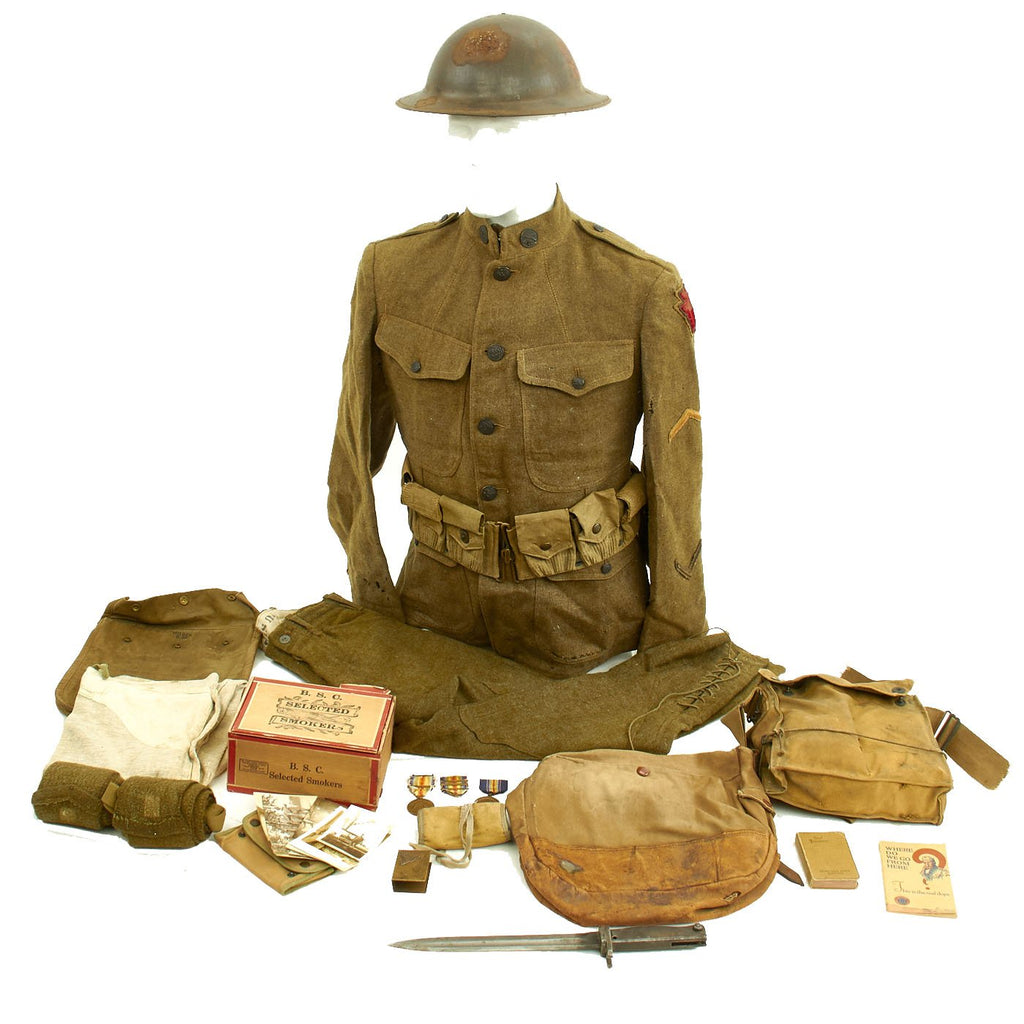 Original U.S. WWI 28th Infantry Division Grouping Original Items