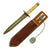 Original WWII Named U.S. Navy Theater Made Fighting Knife with Scabbard and Dog Tag Original Items