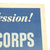 Original U.S. WWII 1943 Enlist in a Proud Profession! U.S. Cadet Nurse Corps Poster  - 20" x 28" Original Items