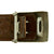 Original German WWII USGI Captured Hitler Youth Knife Belt with Aluminum Buckle by Overhoff & Cie - RZM M4/27 Original Items
