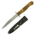 Original German WWI Trench Fighting Knife by ERN with Ribbed Grips and Replica Scabbard Original Items