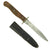 Original German WWI Trench Fighting Knife by ERN with Ribbed Grips and Replica Scabbard Original Items