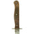 Original German WWI Trench Fighting Knife by ERN with Ribbed Grips and Replica Scabbard Original Items