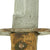 Original German WWI Trench Fighting Knife by ERN with Ribbed Grips and Replica Scabbard Original Items