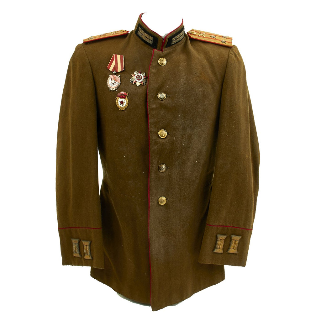 Original Soviet WWII Artillery Colonel Uniform Field Uniform Jacket Original Items