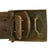 Original Imperial German WWI M1915 Leather Belt with Prussian Steel Buckle & M1889 Ammo Pouches Original Items