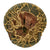 Original German WWII M42 Textured Camouflage Army Heer Helmet with Net & 56cm Liner - ET64 Original Items