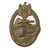 Original German WWII Bronze Grade Panzer Assault Tank Badge - Hollow Back Style Original Items