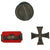Original German WWII Large Uniform Insignia, Emblem, Award, & Tinnie Grouping - Approx. 49 Items Original Items
