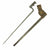 Original U.S. Springfield Trapdoor Model 1873 Rifle Socket Bayonet with U.S. Scabbard Original Items