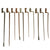 Original 18th & 19th Century Socket Bayonet Lot - American, British, Nepalese & Misc - 10 Bayonets - 1 Scabbard Original Items