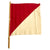 Original U.S. WWII Army Signal Flag Kit in Canvas Case - 2 Semaphore Flags & 2 "Wigwag" Flags with Pole Original Items