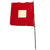 Original U.S. WWII Army Signal Flag Kit in Canvas Case - 2 Semaphore Flags & 2 "Wigwag" Flags with Pole Original Items