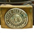 Original Imperial German WWI Hate Belt with Gott Mit Uns Prussian Buckle - 182nd Regiment Marked Original Items