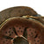 Original German WWII Battlefield Pickup M35 Single Decal SS Helmet with Liner - size 66 Shell Original Items