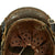 Original German WWII Battlefield Pickup M35 Single Decal SS Helmet with Liner - size 66 Shell Original Items